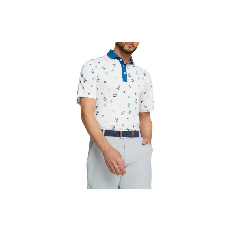 PUMA X ARNOLD PALMER DUNES Polo Shirts Men White-5