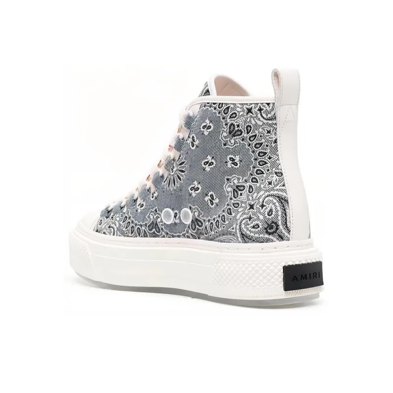 AMIRI Women's Court High 'Bandana - Baby Blue'-3