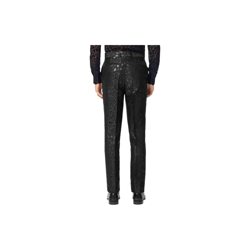 VERSACE Leopard print Trousers-1