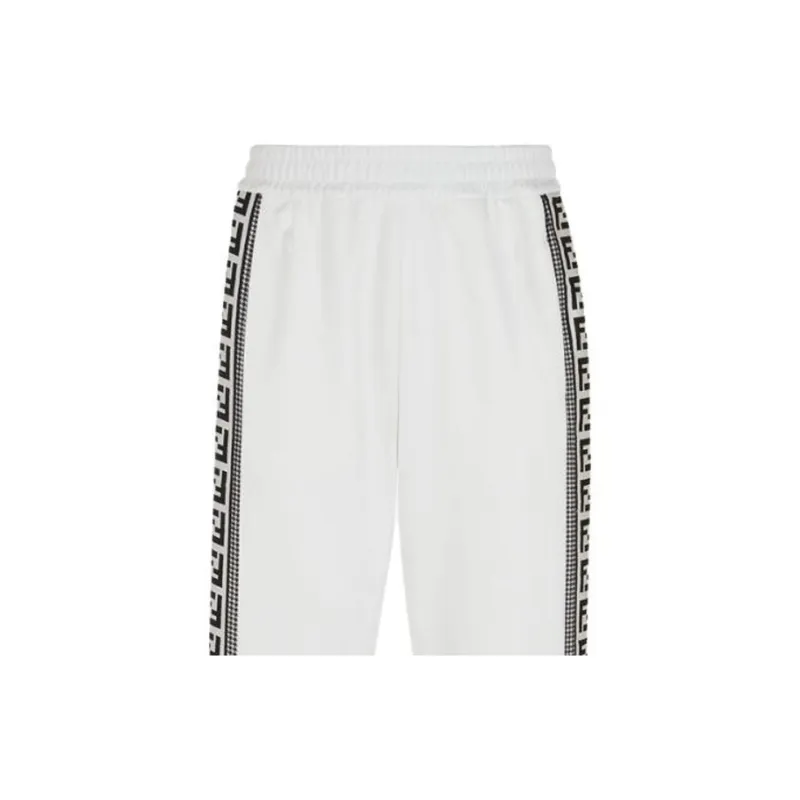 FENDI Color Blocked Jersey Pants-5
