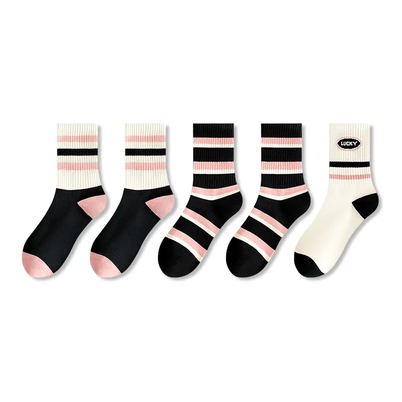 ROBINHOOD Mid Calf Socks Women's 5 Pack-3
