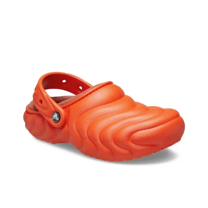 Crocs Classic Overpuff Lined Clog Lava-2
