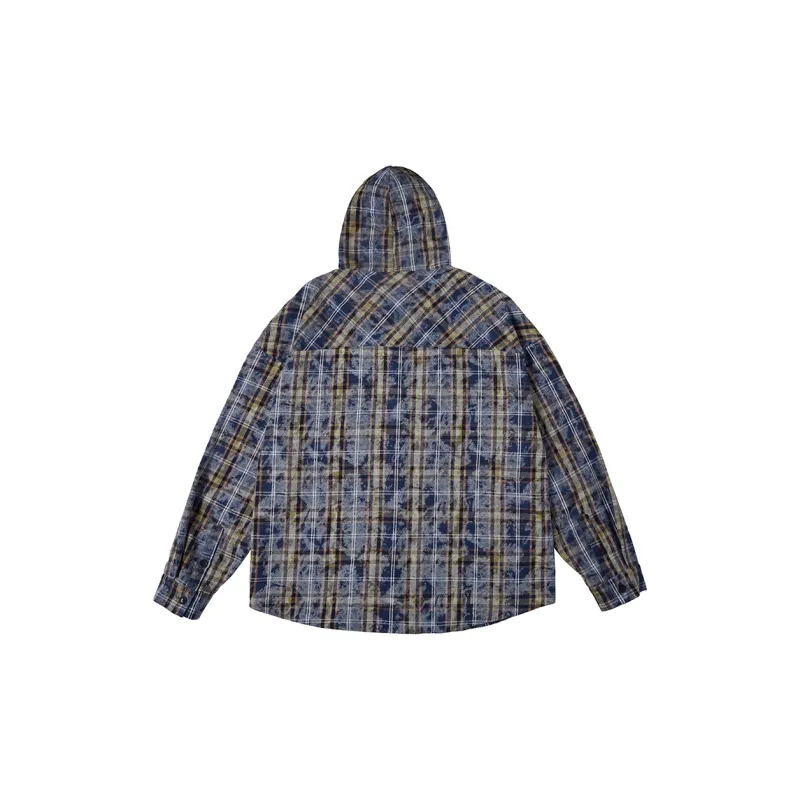 N MAX Shirts Unisex Blue Rock Blue Plaid-1