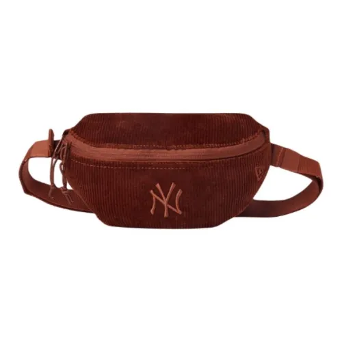 New Era MLB Collaboration Fabric One Shoulder Crossbody Fanny Pack Regular Men's Caramel