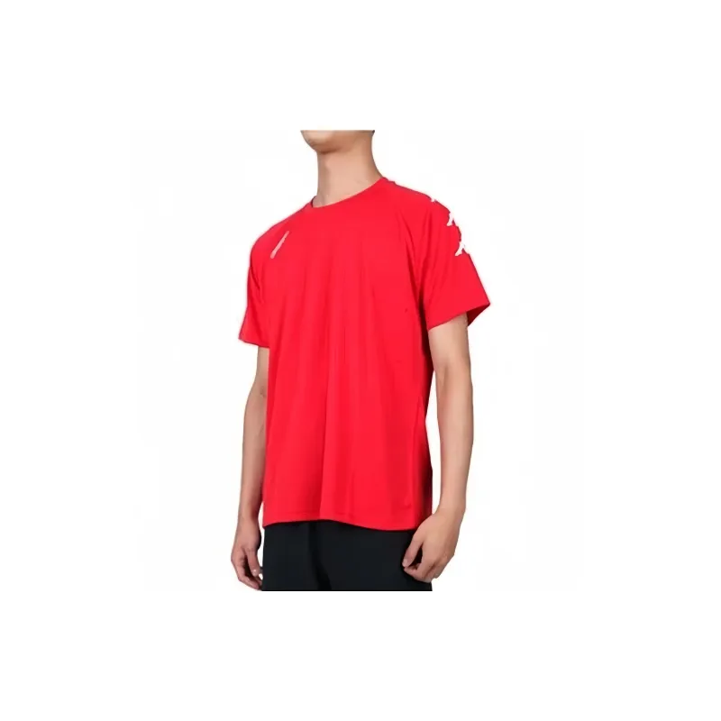 Kappa T-Shirts Men Red White-2