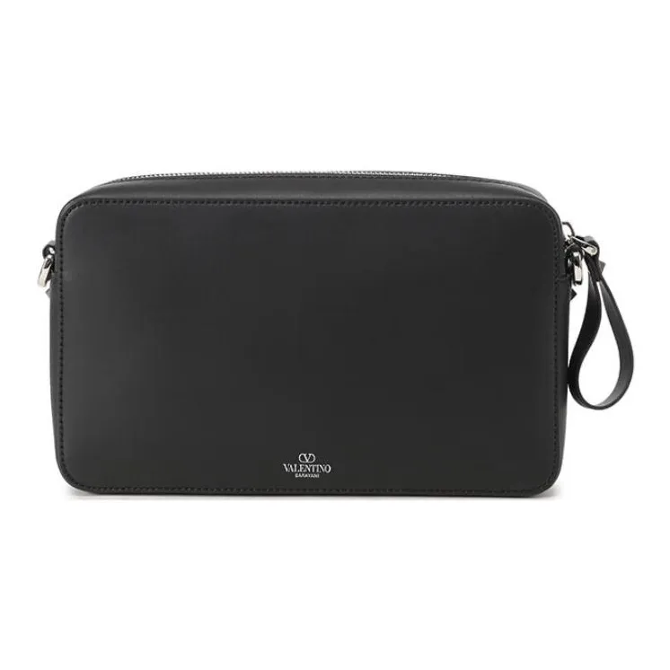 Valentino VLTN Logo Printed Zip Up Shoulder Bag-3