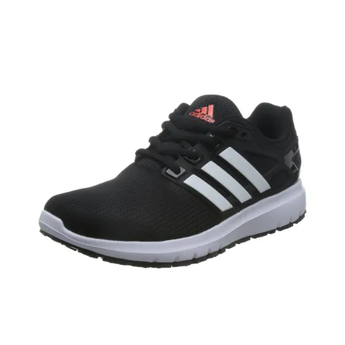 Adidas Energy Cloud Running Shoes Unisex Low-Top Black/Bright White/Energy Yellow