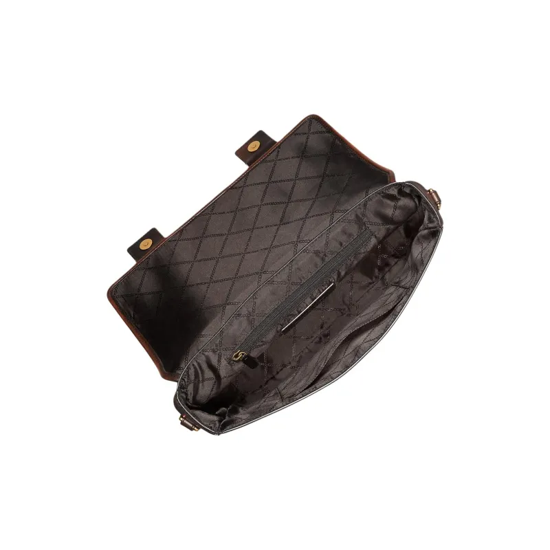 MICHAEL KORS Colby Leather Messenger Bag Shoulder Bag Crossbody Bag Men's Chocolate-2