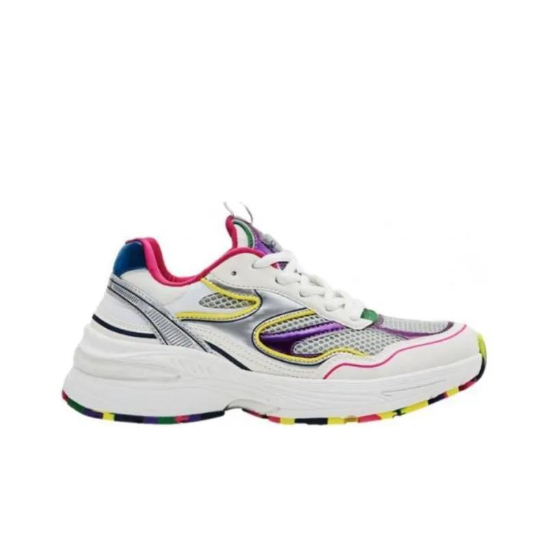 Desigual Low-Top Casual Shoes Women's White-1