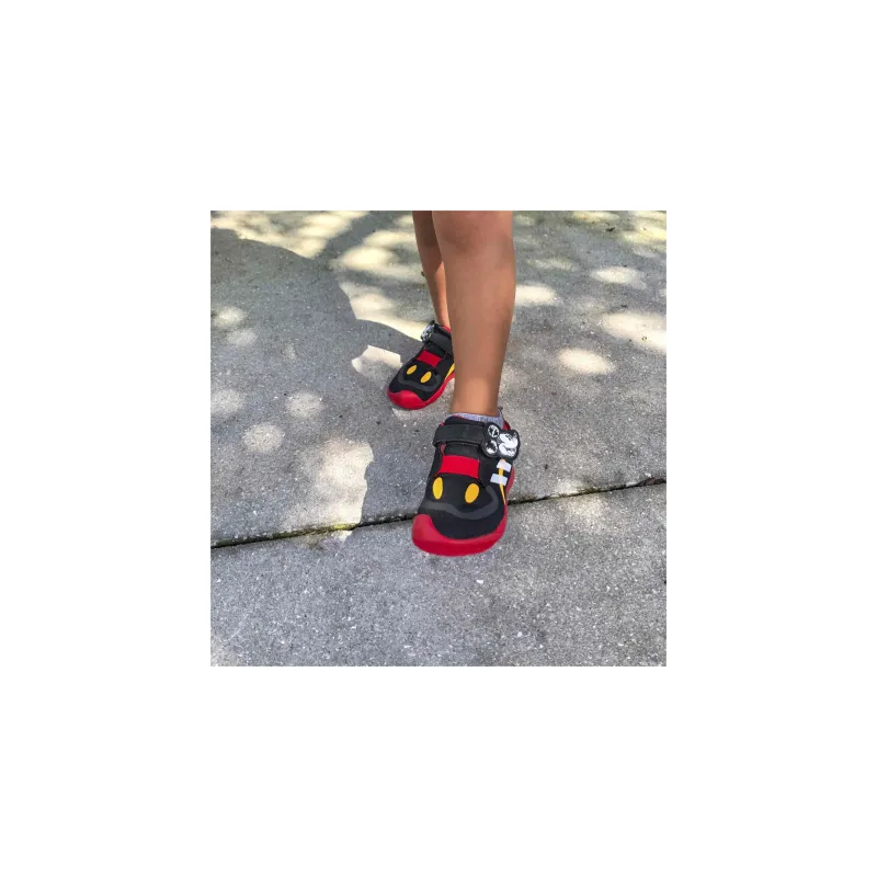 Disney x Adidas Activeplay Low Top Toddler Shoes Black Red Infant And Toddler-6