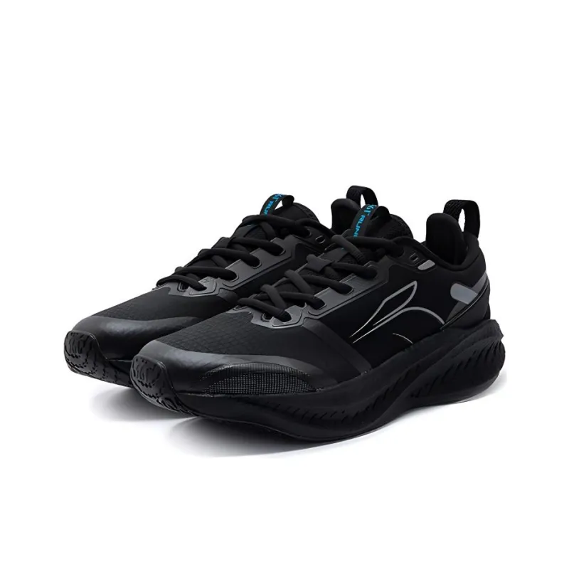 361° Foam Explosion 4.0 Wear Resistant Slip Resistant Low Top Casual Running Shoes Men's Black-2