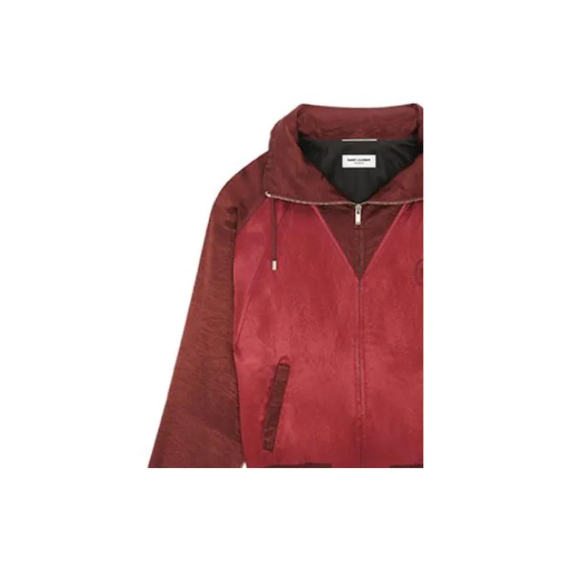 SAINT LAURENT FW22 Jackets & Coats Men's Burgundy-4