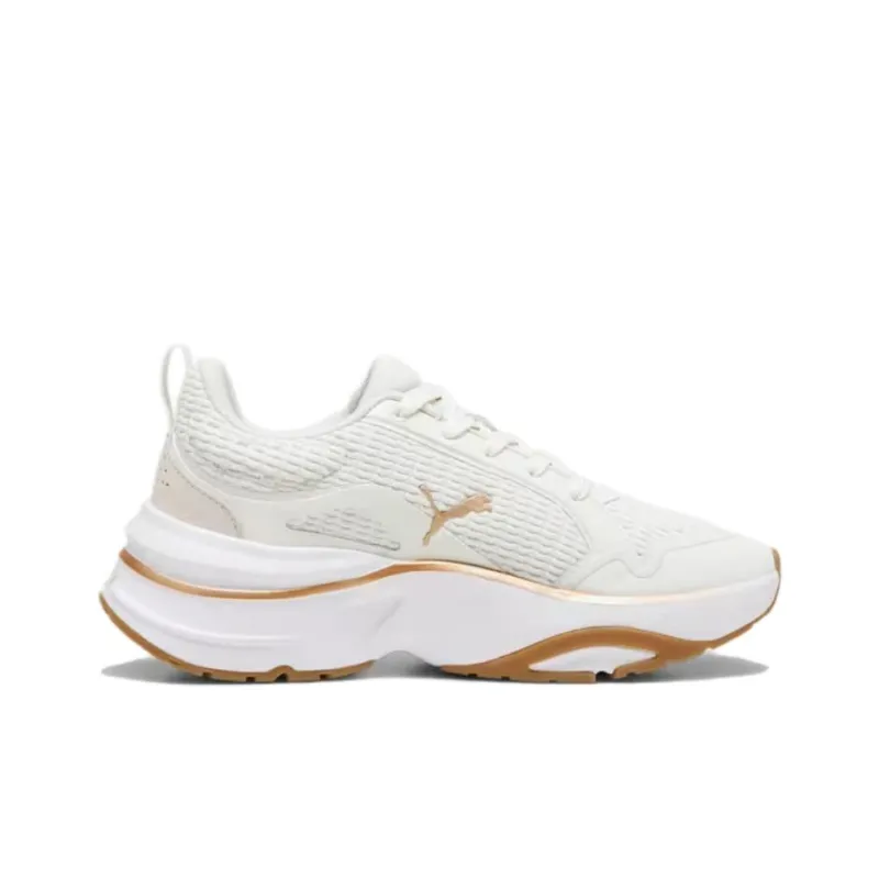 PUMA Softride Anti Slip Wear Resistant Low Top Running Shoes Women's White-1