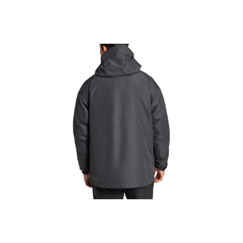 Adidas TERREX FW24 Waterproof And Windproof To Keep Warm Windbreaker Jacket Men's Black-2