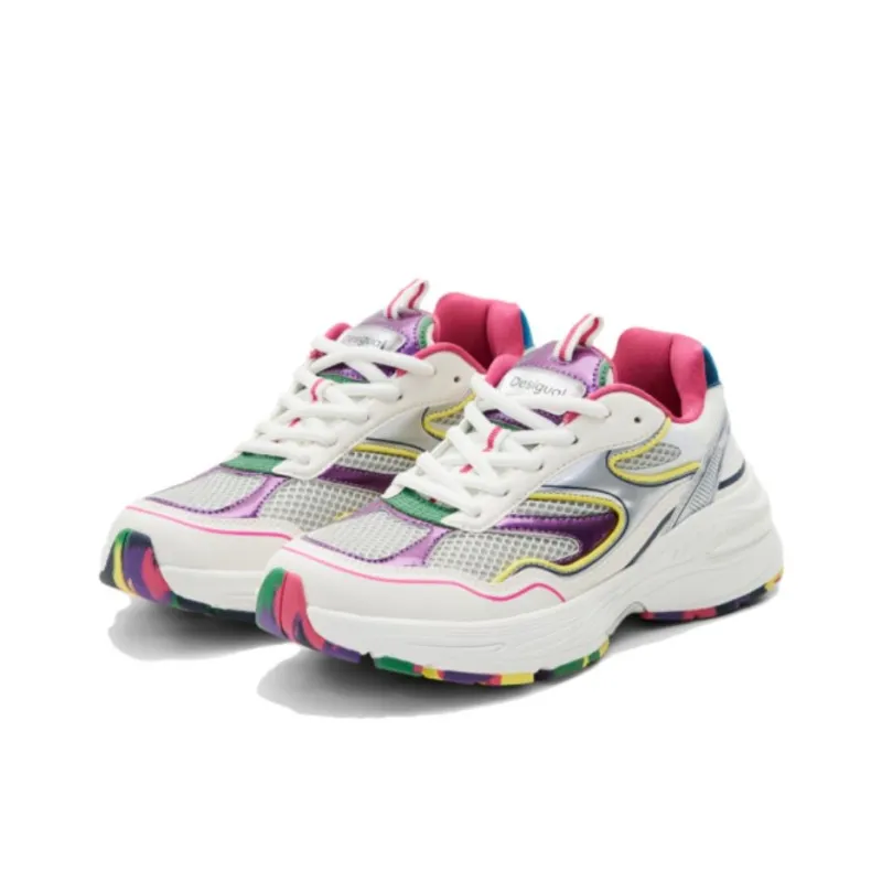 Desigual Low-Top Casual Shoes Women's White-2