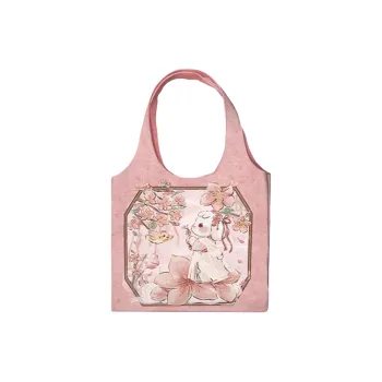 AOSONG Suede Tech Fabric Shoulder Bag Regular Unisex Antique Peach