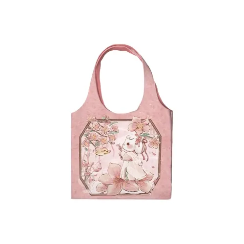 Kenzo logo-print leather clutch bag