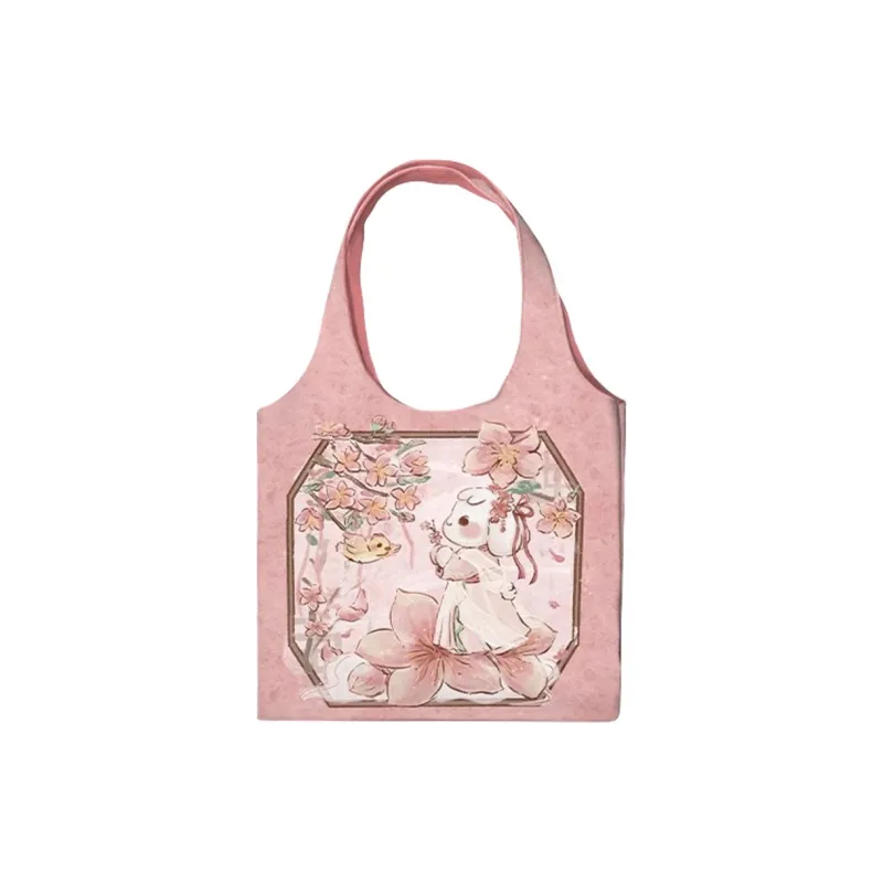AOSONG Suede Tech Fabric Shoulder Bag Regular Unisex Antique Peach-0