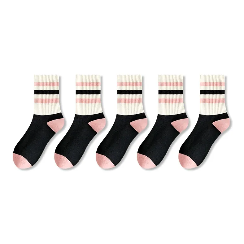 ROBINHOOD Mid Calf Socks Women's 5 Pack-10
