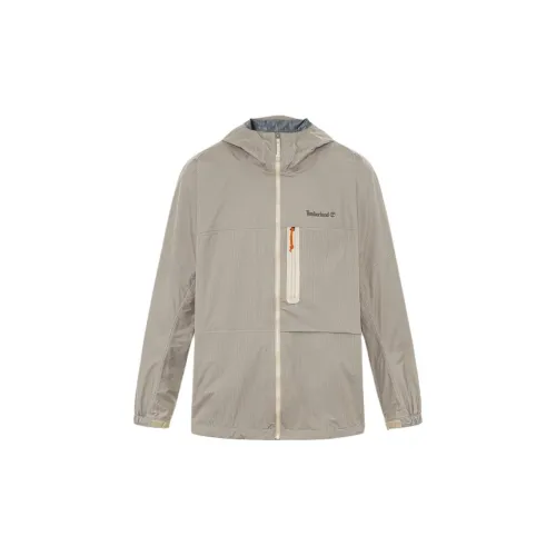 Timberland Outdoor Hiking Waterproof And Windproof Windbreaker Jacket Men's Light Brown