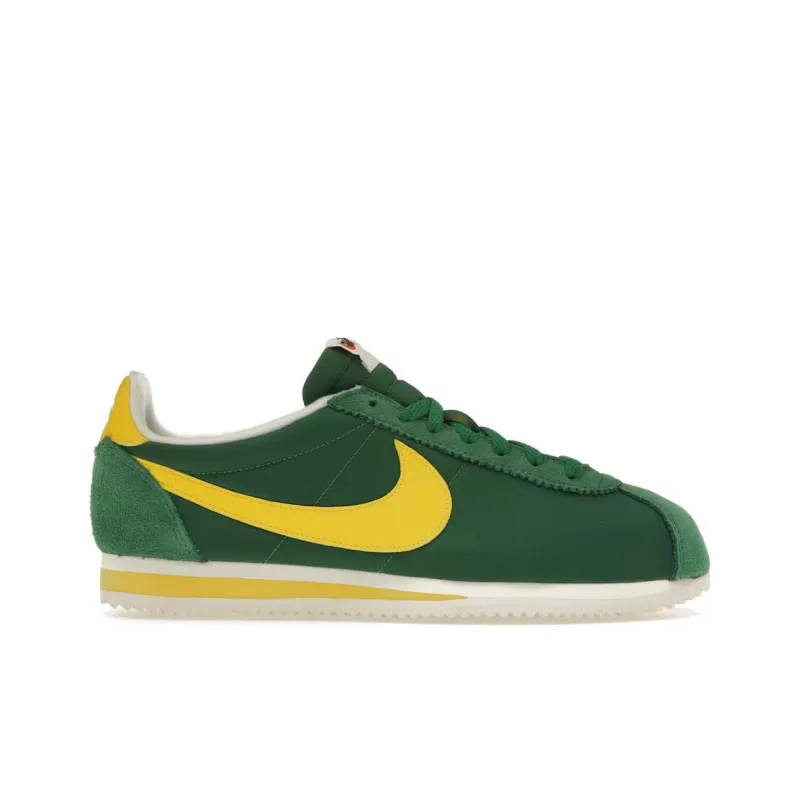 Nike Classic Cortez Pine Green/Opti Yellow-1