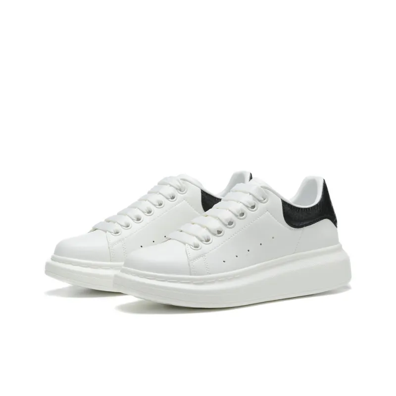 CariteSport Minimalist Style Versatile White Sneakers Abrasion-Resistant Low-Top Casual Shoes Unisex-6
