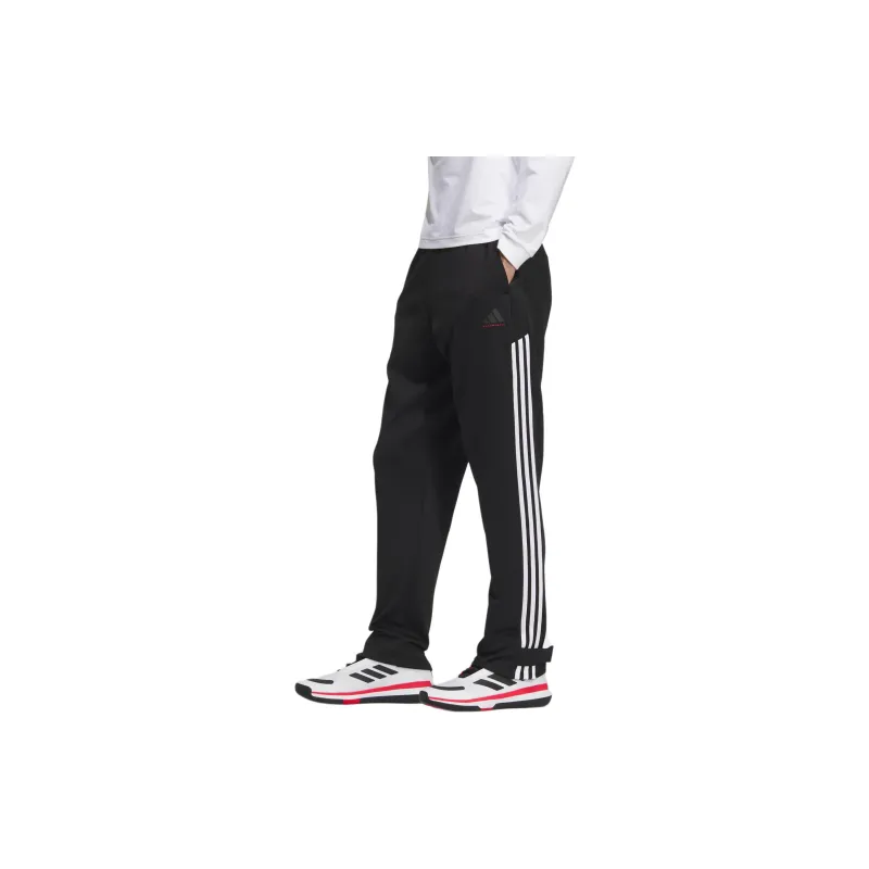 Adidas BASKETBALL FW24 Knitted Sweatpants Men's Black-2