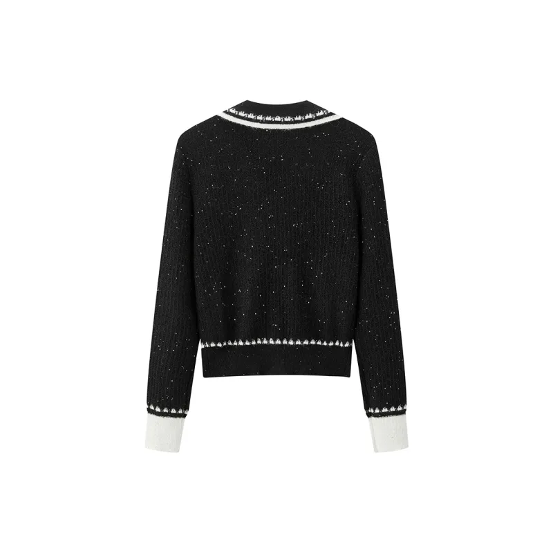 PEACEBIRD Knitwear Women's Black-1