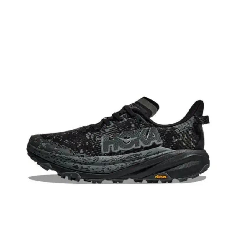 HOKA ONE ONE SPEEDGOAT 6 Anti-Slip Wear-Resistant Low-Top Running Shoes Women's Black-0