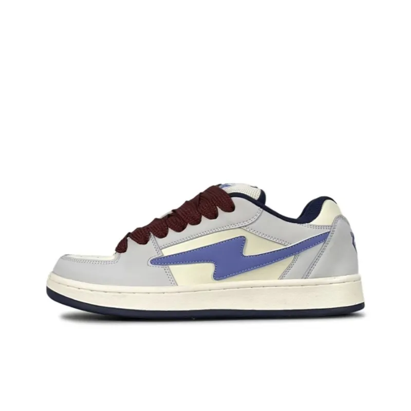 OBWA Low Top Skateboard Shoes Women's Treasure Navy Blue-0