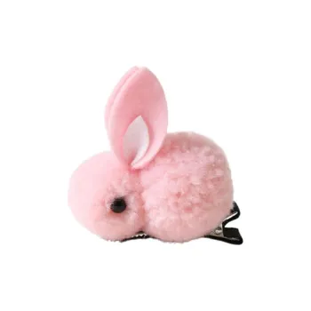 QUIET LOVE Alloy Plush Hair Clips Women's