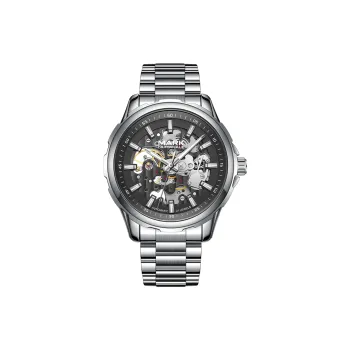 FAIRWHALE Automatic Mechanical Movement Watch Unisex Black Dial