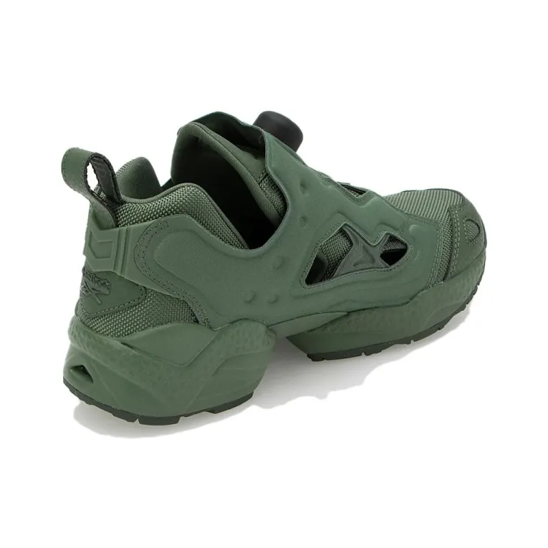 Reebok Instapump Fury Anti Slip Wear Resistant Low Top Casual Shoes Unisex Green-3