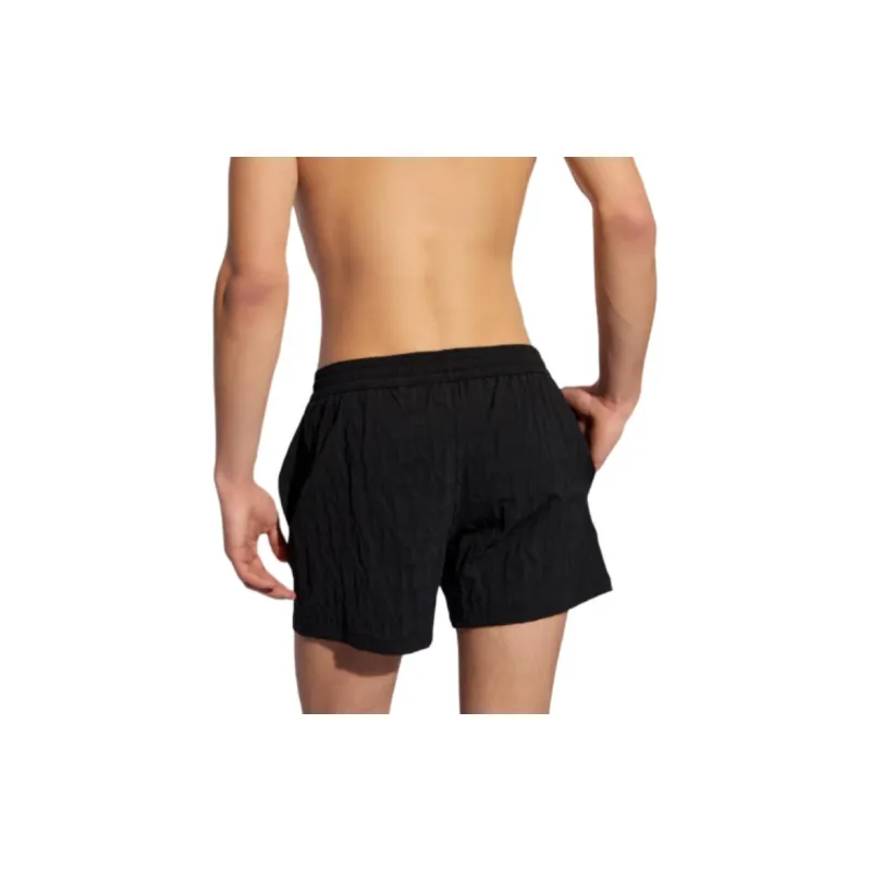 BALMAIN Logo Monogram Drawstring Swim Shorts-2