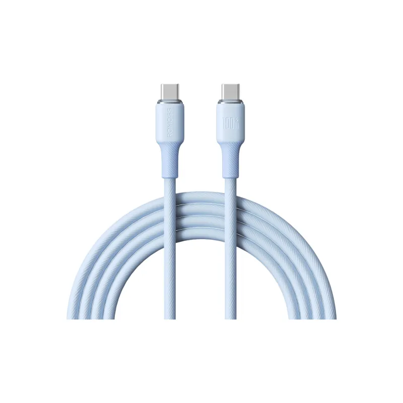 ROMOSS 1.2m/2m Type c To Type c 100W Fast Charging No Heat Compatible With IPhone 15 Series Liquid Silicone Cable-16