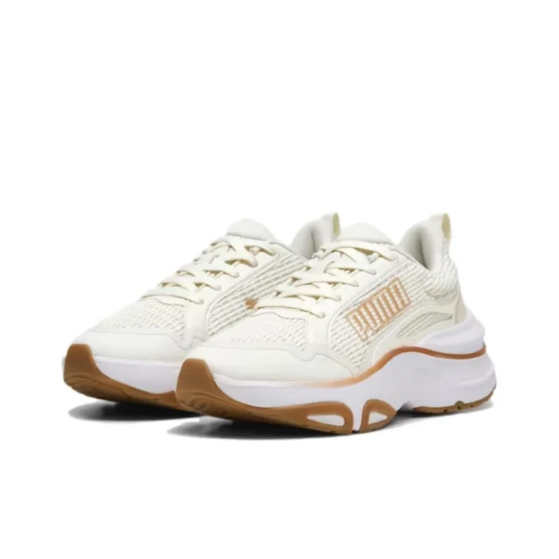 PUMA Softride Anti Slip Wear Resistant Low Top Running Shoes Women's White-2