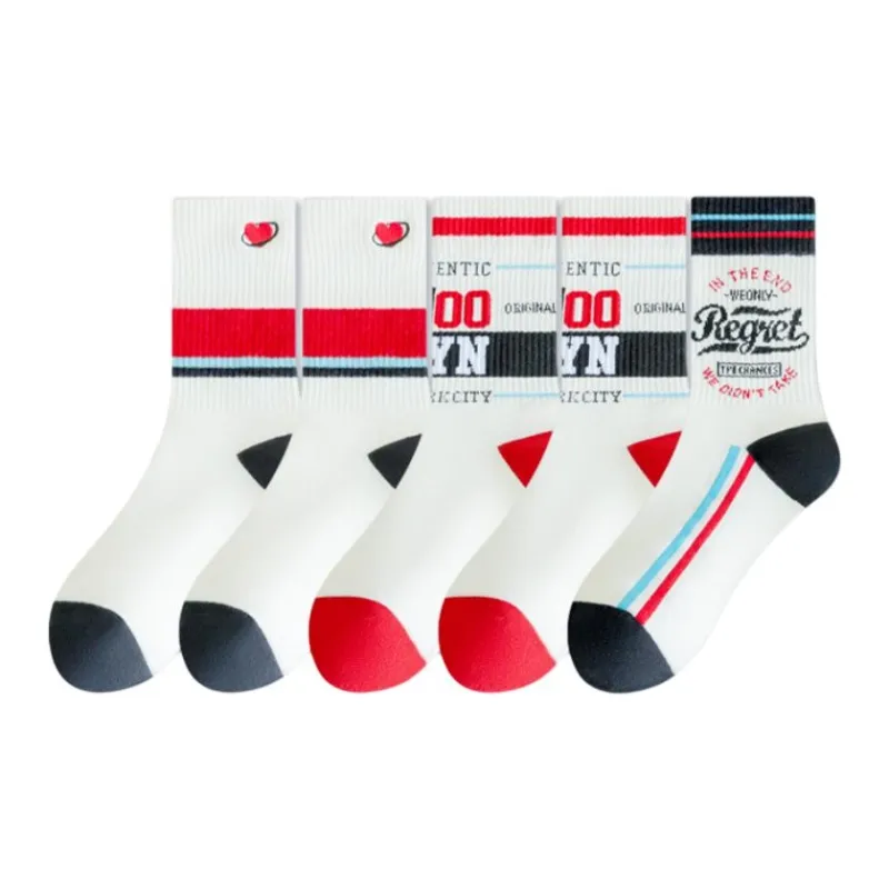 ROBINHOOD Mid Calf Socks Women's 5 Pack-0