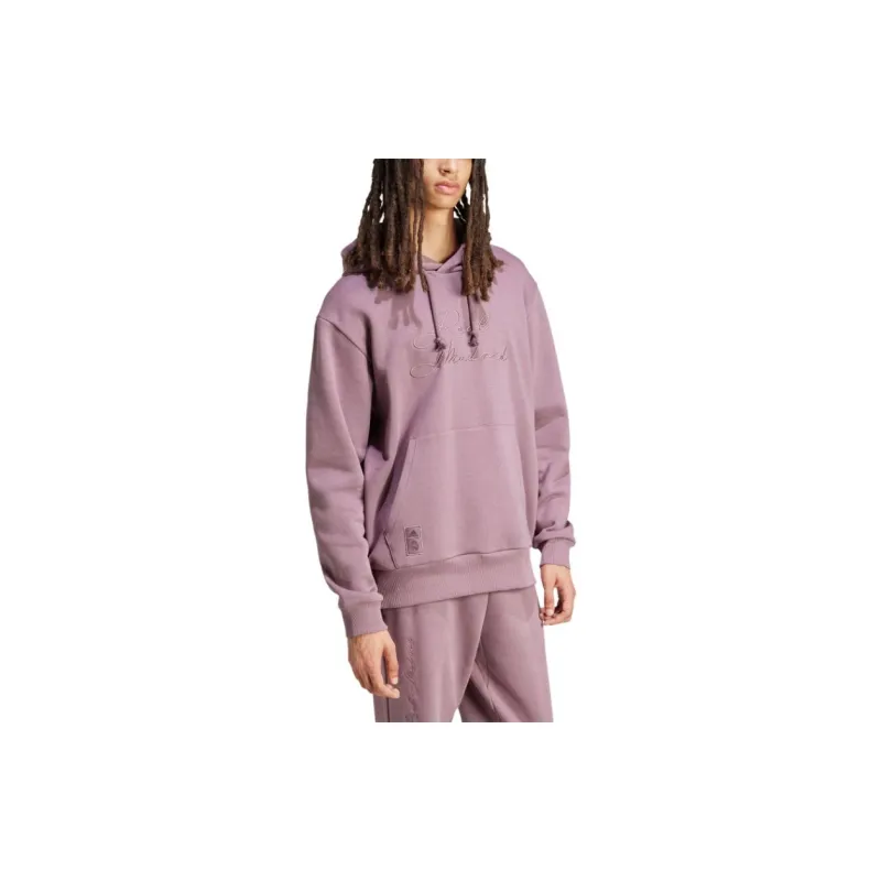 Adidas Real Madrid FW24 Sweatshirt Men's Dark Grey Purple Pink-2
