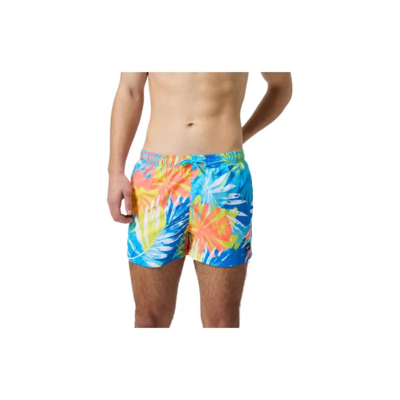 Speedo Printed Leisure 14' Swimming Shorts Men Blue-2