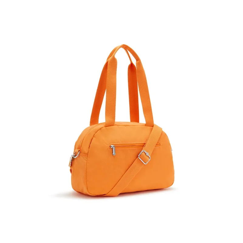 Kipling Nylon Portable Crossbody Bag Shoulder Bag Medium Size Unisex Apricot Color-2