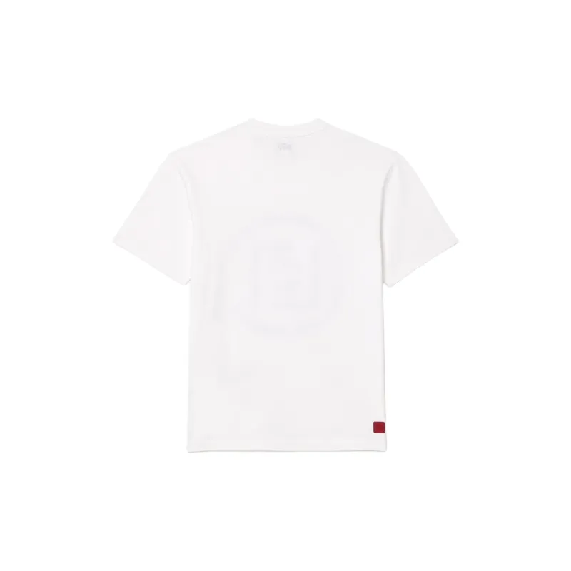Lacoste X CLOT LACOSTE Collaboration T Shirts Unisex White-1