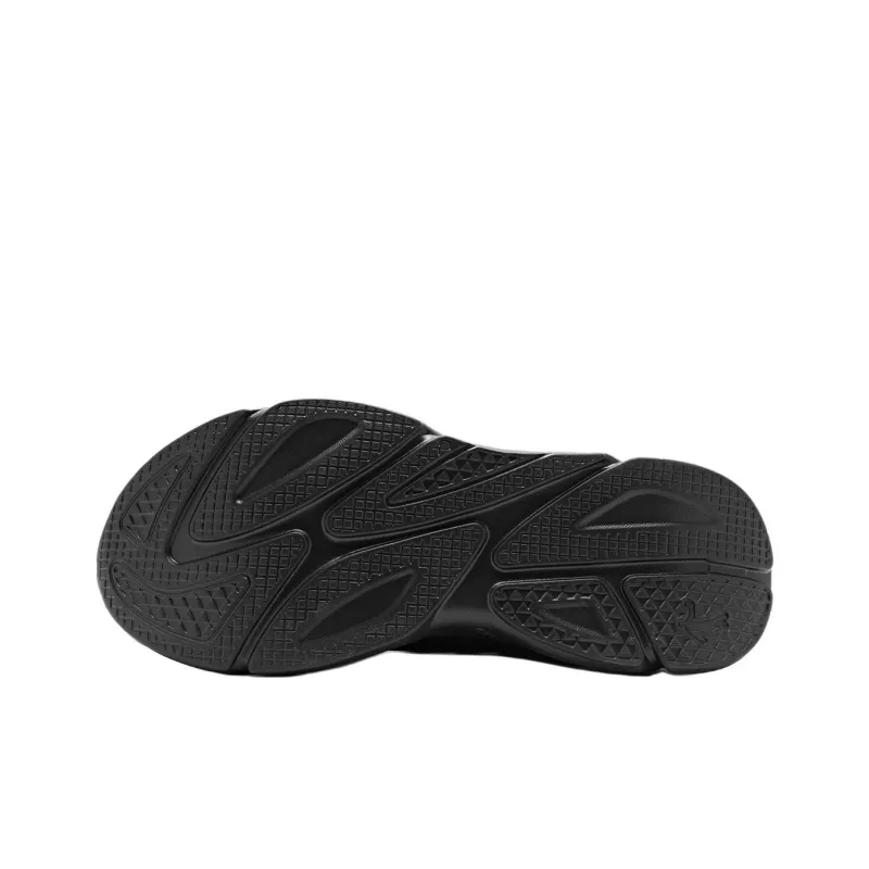 QIAODAN Anti Slip Wear Resistant Low Top Casual Running Shoes Men's Black-5