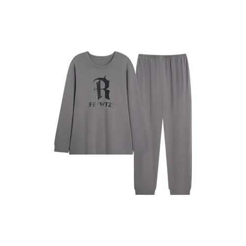 UAVAE Pajama Set Men's Dark Gray