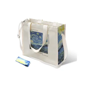 AOSONG Canvas Canvas Bag Shoulder Bags Large Size Unisex Multicolor