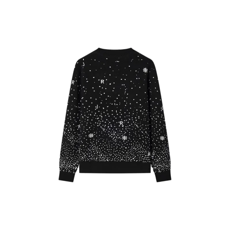 JOHN RICHMOND FW24 Sweater Men's Black Geometric-1