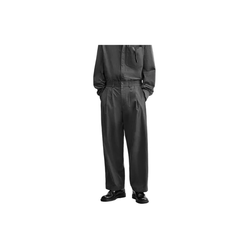 ZARA Casual Pants Men's Coal Gray-2