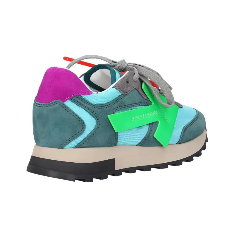 OFF WHITE Sports Casual Shoes Women's Turquoise-3