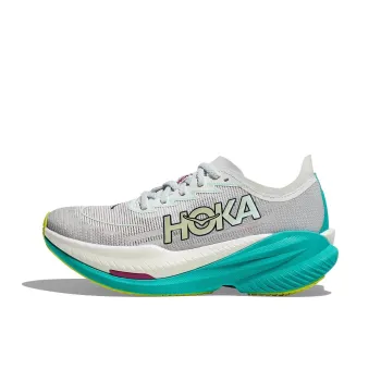 HOKA ONE ONE Mach X Anti Slip Wear Resistant Low Top Running Shoes Women's Gray