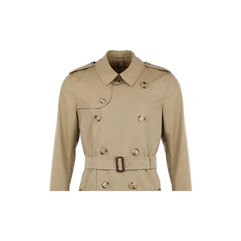Burberry Cotton Short Trench Coat-3
