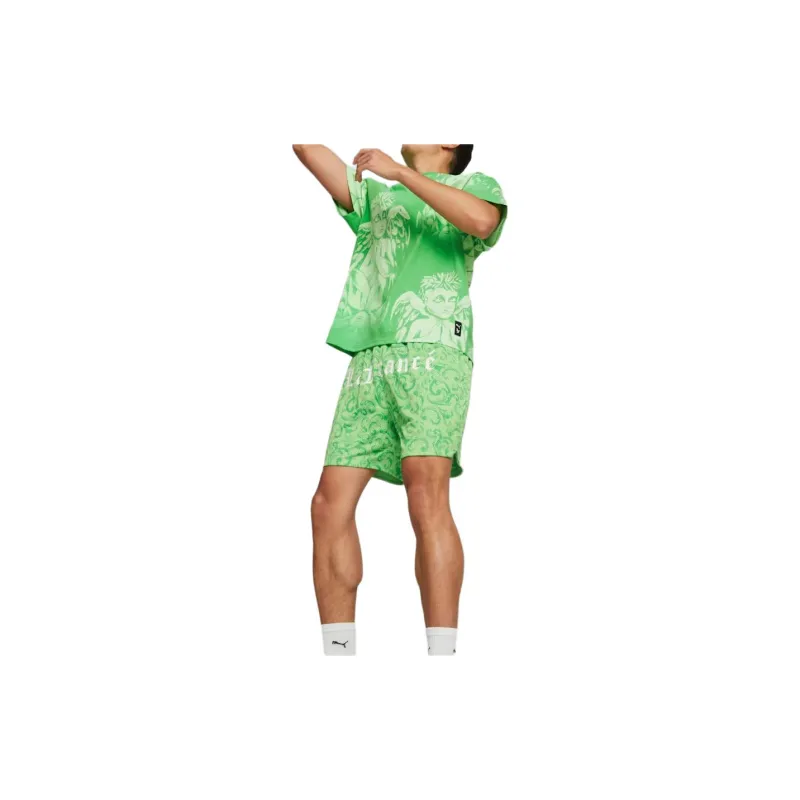 PUMA Trophy Hunting Co brand Casual Shorts Men's Green-2